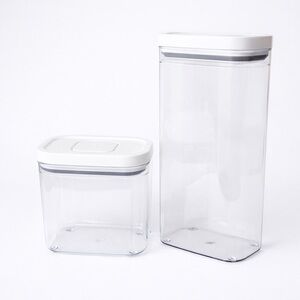 OXO POP Airtight White Kitchen Storage Container Set